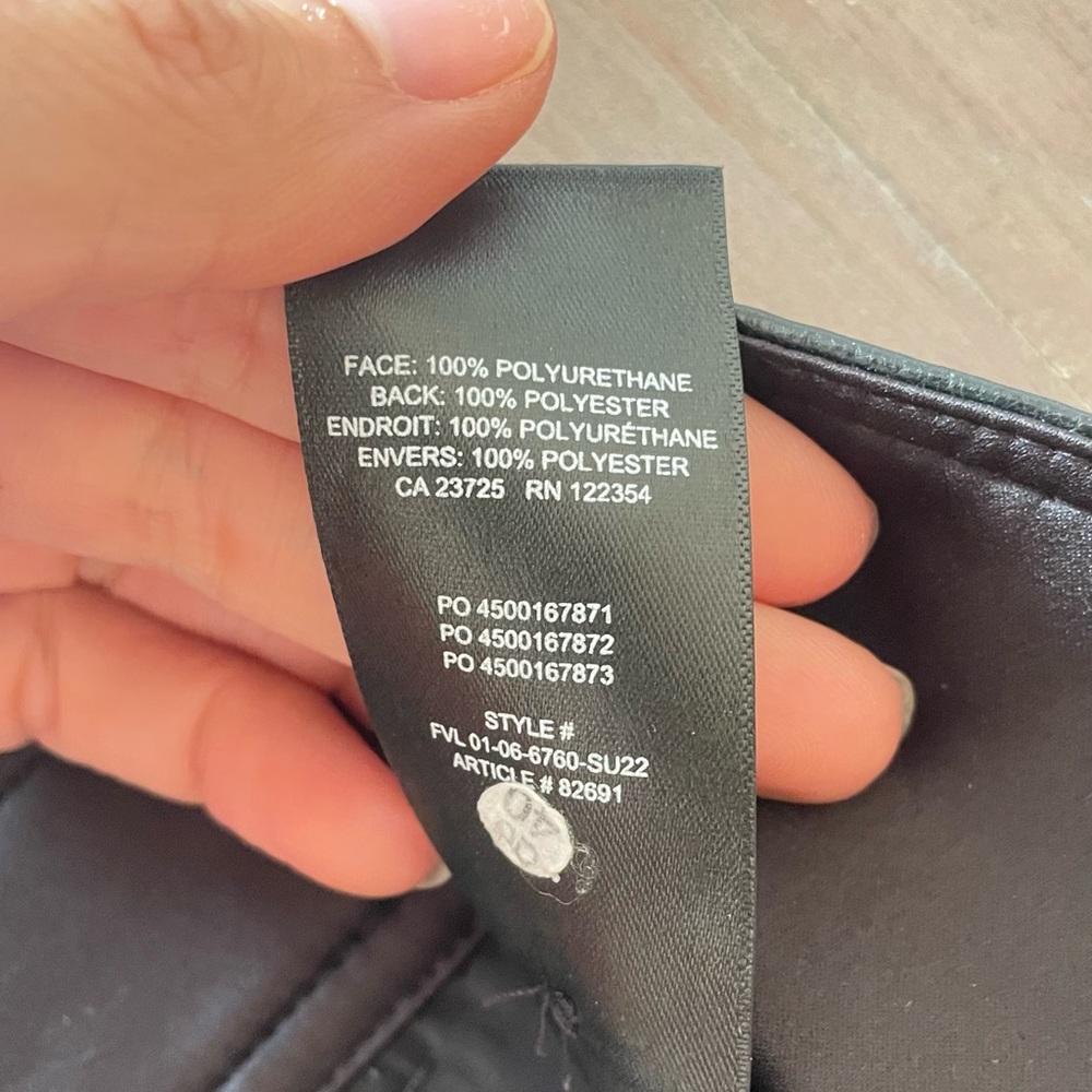 Babaton Black Command Leather Pants - image 6